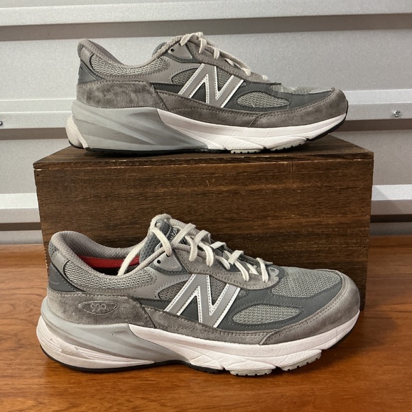 New Balance Men 990v6 Gray Running Shoe M990GL6 Made In USA Size 10.5 - Picture 4 of 9